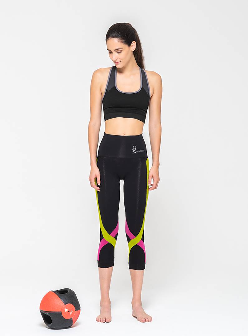 leggings senza cuciture stimolanti microcircolazione, leggings yoga, leggings danza, leggings jogging, Rossana